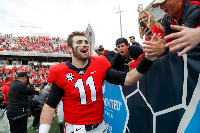 QB, Jake Fromm in 2017